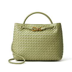 Woven Tote Bag For Women Designer Braided Top Handle Shoulder Satchel Purse And Handbags (Light Green)